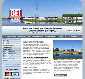 BEI-Benedict Enterprises -  Monroe, OH website design